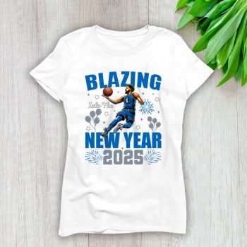 Dallas Mavericks Blazing Into The New Year NBA Gift For Fan Hello 2025 Unisex Sweatshirt TAS22516