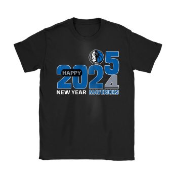 Dallas Mavericks Happy New Year NBA Gift For Fan Hello 2025 Unisex T-Shirt Cotton Tee TAT22512