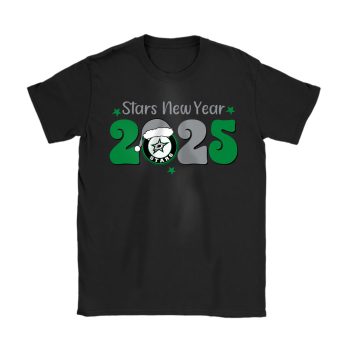 Dallas Stars Happy New Year NHL Gift For Fan Unisex T-Shirt Cotton Tee TAT22519