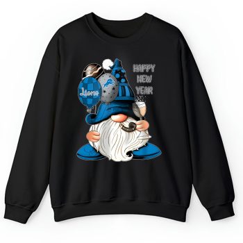 Detroit Lions Happy New Year NFL Gift For Fan Cute Gnomes Unisex Sweatshirt TAS22572