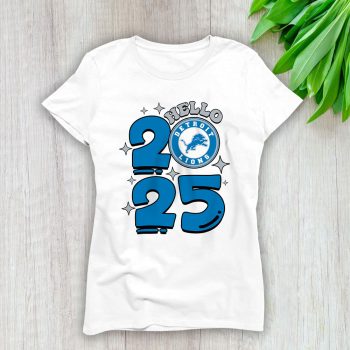 Detroit Lions Happy New Year NFL Gift For Fan Hello 2025 Unisex Sweatshirt TAS22565