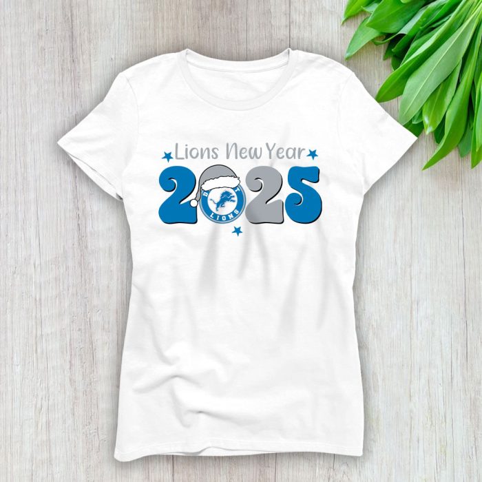 Detroit Lions Happy New Year NFL Gift For Fan Hello 2025 Unisex Sweatshirt TAS22566