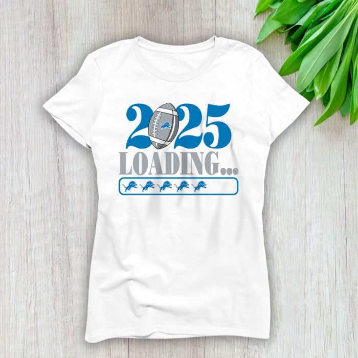 Detroit Lions Happy New Year NFL Loading 2025 Gift For Fan Unisex Sweatshirt TAS22569