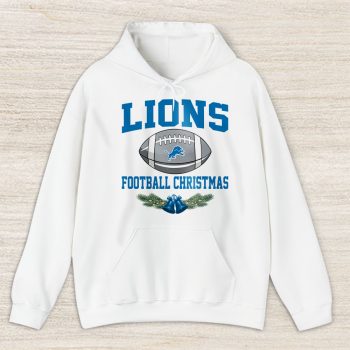 Detroit Lions Merry Christmas NFL Gift For Fan Baseball Christmas Unisex Hoodie TAH23218