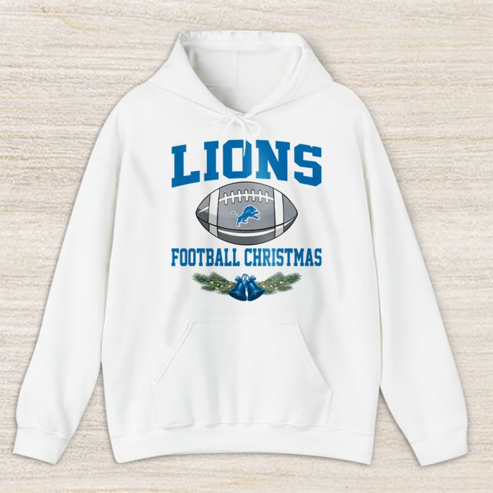 Detroit Lions Merry Christmas NFL Gift For Fan Baseball Christmas Unisex Hoodie TAH23218