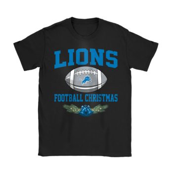 Detroit Lions Merry Christmas NFL Gift For Fan Baseball Christmas Unisex T-Shirt Cotton Tee TAT23218