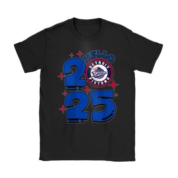 Detroit Pistons Happy New Year NBA Gift For Fan Unisex T-Shirt Cotton Tee TAT22550