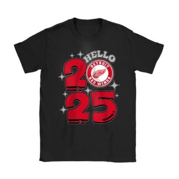 Detroit Red Wings Happy New Year NHL Gift For Fan Unisex T-Shirt Cotton Tee TAT22581