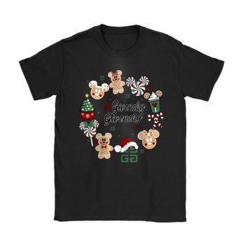Disney Tis The Season Christmas Mickey And Minnie Givenchy Unisex T-Shirt Cotton Tee TAT22056
