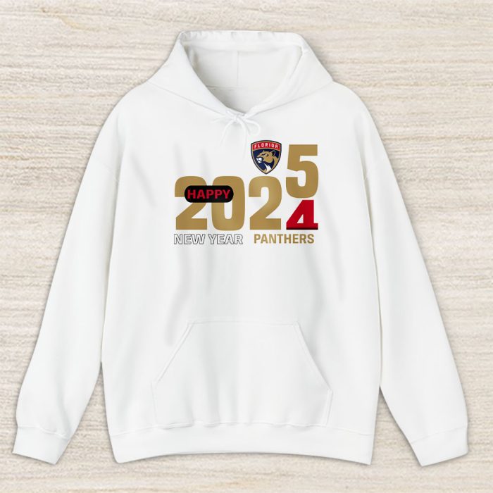 Florida Panthers Happy New Year NHL Gift For Fan Hello 2025 Unisex Hoodie TAH22590