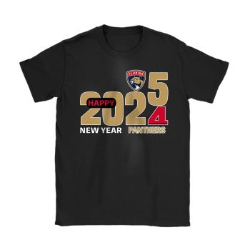 Florida Panthers Happy New Year NHL Gift For Fan Hello 2025 Unisex T-Shirt Cotton Tee TAT22590