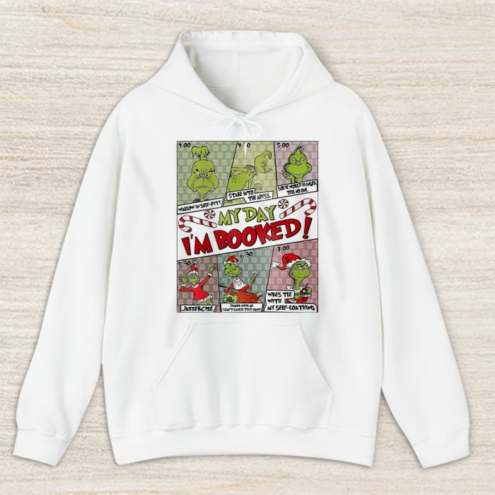 Grinch My Day Im Booked The Grinch Christmas Givenchy Unisex Hoodie TAH22070