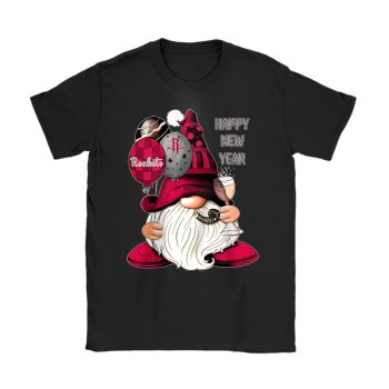 Houston Rockets Happy New Year NBA Gift For Fan Cute Gnomes Unisex T-Shirt Cotton Tee TAT22631