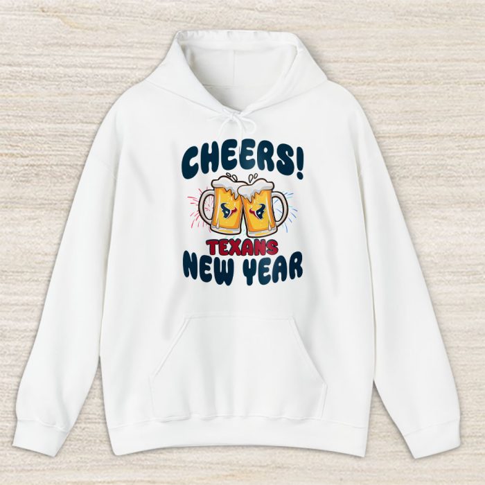 Houston Texans Happy New Year NFL Gift For Fan Cheers 2025 Unisex Hoodie TAH22614
