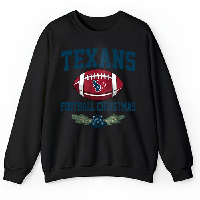 Houston Texans Merry Christmas NFL Gift For Fan Baseball Christmas Unisex Sweatshirt TAS23222