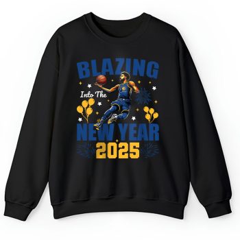 Indiana Pacers Blazing Into The New Year NBA Gift For Fan Hello 2025 Unisex Sweatshirt TAS22657