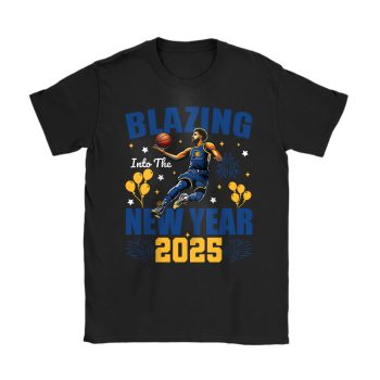 Indiana Pacers Blazing Into The New Year NBA Gift For Fan Hello 2025 Unisex T-Shirt Cotton Tee TAT22657