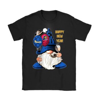 Indiana Pacers Happy New Year NBA Gift For Fan Cute Gnomes Unisex T-Shirt Cotton Tee TAT22656