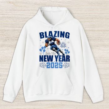 Indianapolis Colts Blazing New Year NFL Gift For Fan Hello 2025 Unisex Hoodie TAH22652