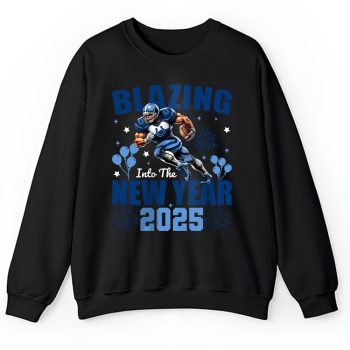 Indianapolis Colts Blazing New Year NFL Gift For Fan Hello 2025 Unisex Sweatshirt TAS22652
