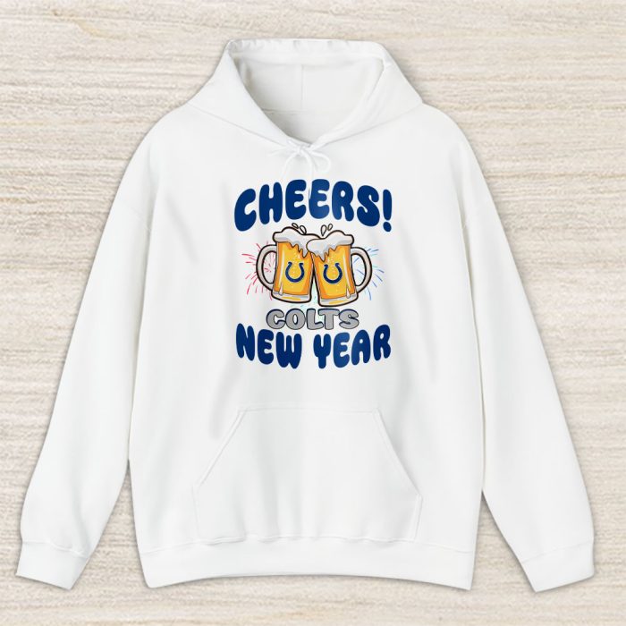 Indianapolis Colts Happy New Year NFL Gift For Fan Cheers 2025 Unisex Hoodie TAH22639