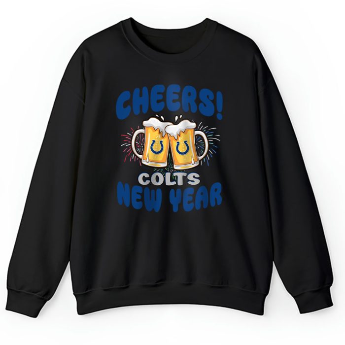 Indianapolis Colts Happy New Year NFL Gift For Fan Cheers 2025 Unisex Sweatshirt TAS22639