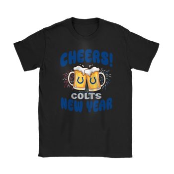 Indianapolis Colts Happy New Year NFL Gift For Fan Cheers 2025 Unisex T-Shirt Cotton Tee TAT22639