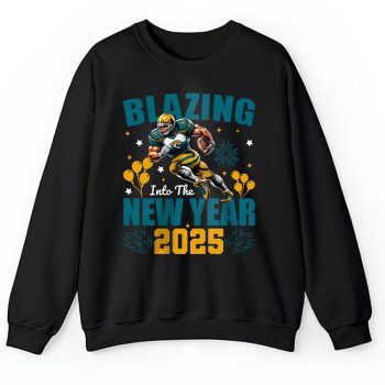 Jacksonville Jaguars Blazing New Year NFL Gift For Fan Hello 2025 Unisex Sweatshirt TAS22671