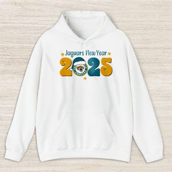 Jacksonville Jaguars Happy New Year NFL Gift For Fan Hello 2025 Unisex Hoodie TAH22664