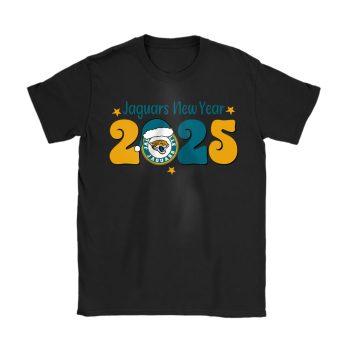 Jacksonville Jaguars Happy New Year NFL Gift For Fan Hello 2025 Unisex T-Shirt Cotton Tee TAT22664