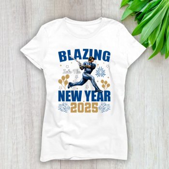 Kansas City Royals Blazing Into The New Year MLB Gift For Fan Hello 2025 Unisex Sweatshirt TAS22691
