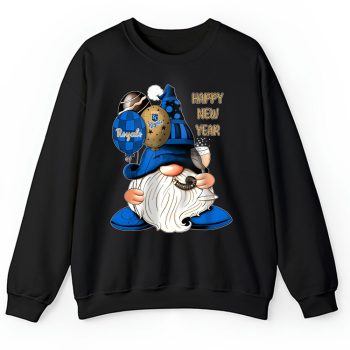 Kansas City Royals Happy New Year MLB Gift For Fan Cute Gnomes Unisex Sweatshirt TAS22690