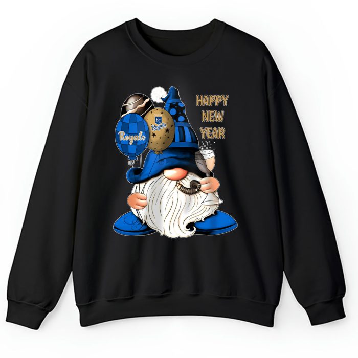 Kansas City Royals Happy New Year MLB Gift For Fan Cute Gnomes Unisex Sweatshirt TAS22690