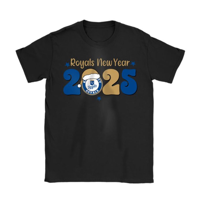 Kansas City Royals Happy New Year MLB Gift For Fan Unisex T-Shirt Cotton Tee TAT22688