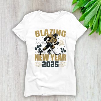 Las Vegas Golden Knights Blazing Into The New Year NHL Gift For Fan Hello 2025 Unisex Sweatshirt TAS22765