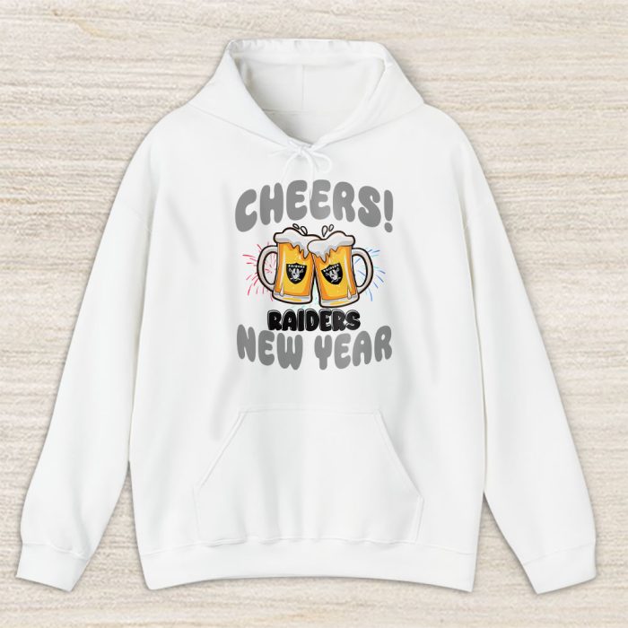 Las Vegas Raiders Happy New Year NFL Gift For Fan Cheers 2025 Unisex Hoodie TAH22747