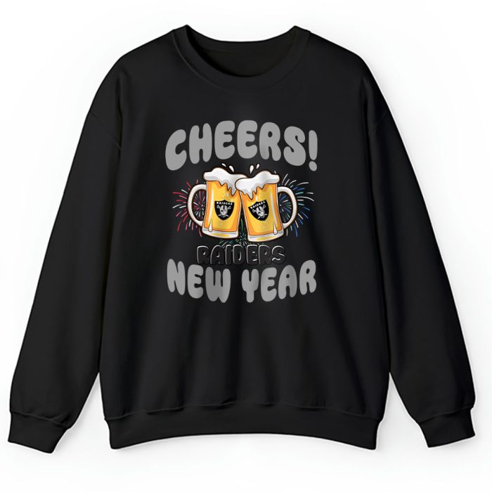 Las Vegas Raiders Happy New Year NFL Gift For Fan Cheers 2025 Unisex Sweatshirt TAS22747