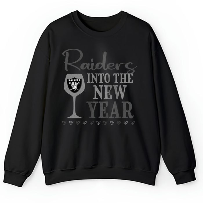 Las Vegas Raiders Happy New Year NFL Gift For Fan Cheers To A New Year Unisex Sweatshirt TAS22751