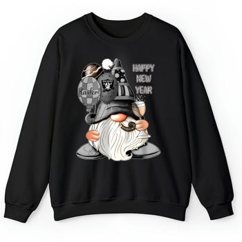 Las Vegas Raiders Happy New Year NFL Gift For Fan Cute Gnomes Unisex Sweatshirt TAS22759