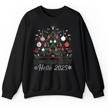 Las Vegas Raiders Happy New Year NFL Gift For Fan Goodbye 2024 Hello 2025 Unisex Sweatshirt TAS22749