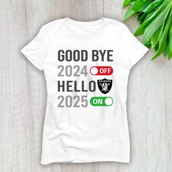 Las Vegas Raiders Happy New Year NFL Gift For Fan Goodbye 2024 Hello 2025 Unisex Sweatshirt TAS22750