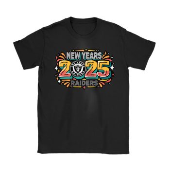 Las Vegas Raiders Happy New Year NFL Gift For Fan Unisex T-Shirt Cotton Tee TAT22757