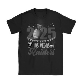 Las Vegas Raiders Happy New Year NFL Gift For Fan Unisex T-Shirt Cotton Tee TAT22758