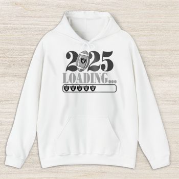 Las Vegas Raiders Happy New Year NFL Loading 2025 Gift For Fan Unisex Hoodie TAH22756