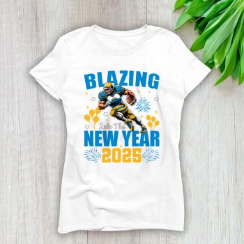 Los Angeles Chargers Blazing New Year NFL Gift For Fan Hello 2025 Unisex Sweatshirt TAS22711