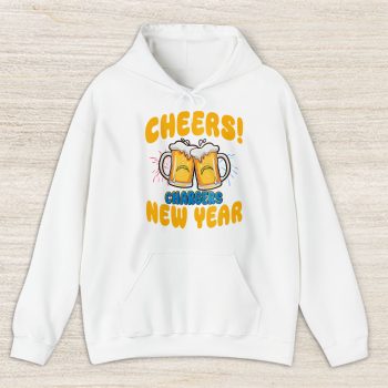 Los Angeles Chargers Happy New Year NFL Gift For Fan Cheers 2025 Unisex Hoodie TAH22698