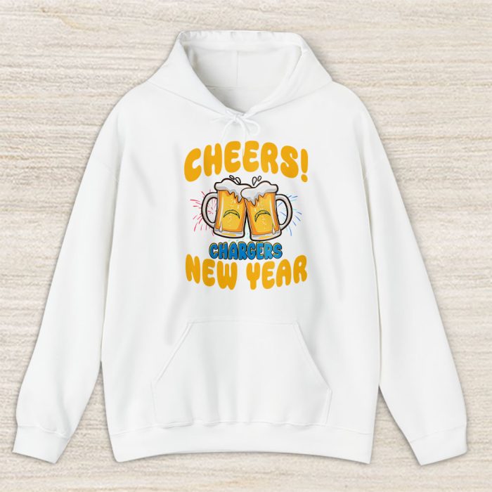 Los Angeles Chargers Happy New Year NFL Gift For Fan Cheers 2025 Unisex Hoodie TAH22698