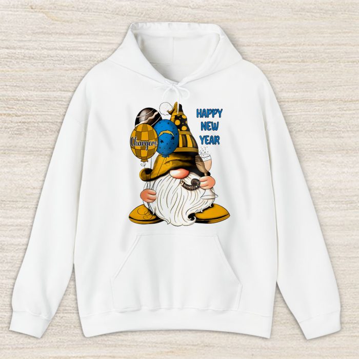Los Angeles Chargers Happy New Year NFL Gift For Fan Cute Gnomes Unisex Hoodie TAH22710