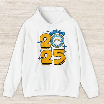 Los Angeles Chargers Happy New Year NFL Gift For Fan Hello 2025 Unisex Hoodie TAH22703