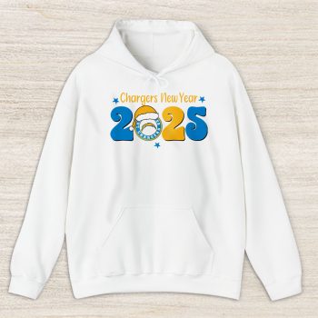 Los Angeles Chargers Happy New Year NFL Gift For Fan Hello 2025 Unisex Hoodie TAH22704